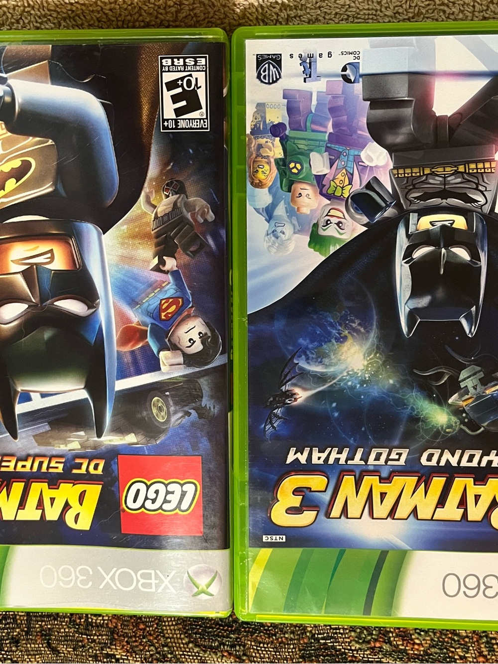 LEGO Batman Game Bundle Xbox 360 Video Game - Green Case